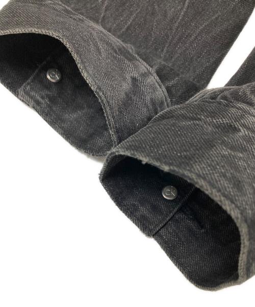Calvin Klein Jeans（カルバンクラインジーンズ）Calvin Klein Jeans (カルバンクラインジーンズ) デニムジャケット ブラック サイズ:Mの古着・服飾アイテム