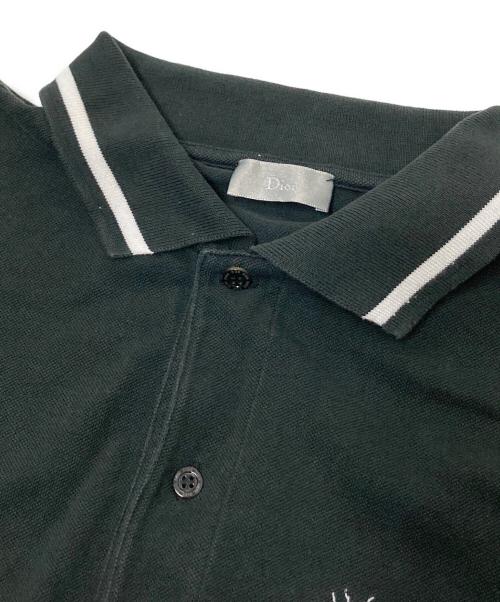 Dior（ディオール）Dior (ディオール) BEE刺繍ポロシャツ ブラック サイズ:48の古着・服飾アイテム