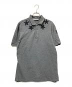 GIVENCHYジバンシィ）の古着「スターワッペンポロシャツ」｜グレー
