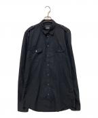 DOLCE & GABBANAドルチェ＆ガッバーナ）の古着「コットンシャツ」｜ブラック