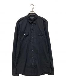 DOLCE & GABBANA（ドルチェ＆ガッバーナ）の古着「コットンシャツ」｜ブラック