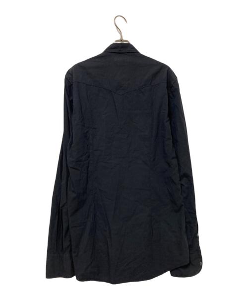 DOLCE & GABBANA（ドルチェ＆ガッバーナ）DOLCE & GABBANA (ドルチェ＆ガッバーナ) コットンシャツ ブラック サイズ:40の古着・服飾アイテム