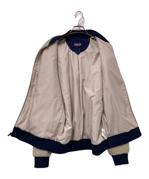 Patagonia（パタゴニア）Patagonia (パタゴニア) Retro-X Bomber Jacket ベージュ×ネイビー サイズ:Mの古着・服飾アイテム