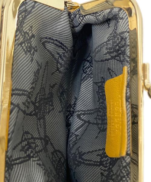 Vivienne Westwood（ヴィヴィアンウエストウッド）Vivienne Westwood (ヴィヴィアンウエストウッド) がま口レザーコインケース イエロー サイズ:下記参照の古着・服飾アイテム