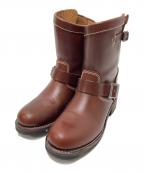 ALPHAアルファ）の古着「エンジニアブーツ」｜ブラウン