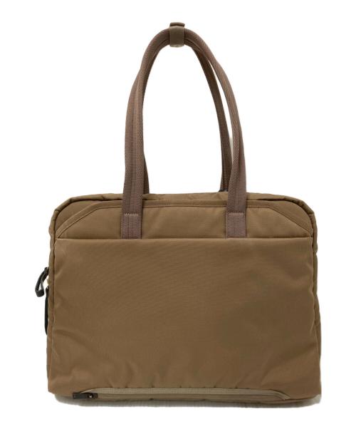 PORTER GIRL（ポーターガール）PORTER GIRL (ポーターガール) BRIEF TOTE BAG ベージュの古着・服飾アイテム