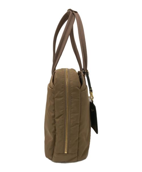PORTER GIRL（ポーターガール）PORTER GIRL (ポーターガール) BRIEF TOTE BAG ベージュの古着・服飾アイテム