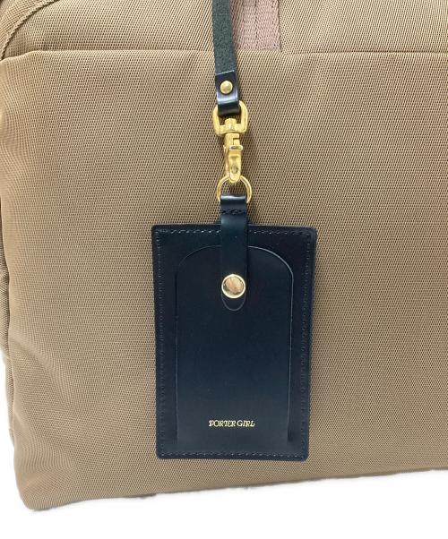 PORTER GIRL（ポーターガール）PORTER GIRL (ポーターガール) BRIEF TOTE BAG ベージュの古着・服飾アイテム