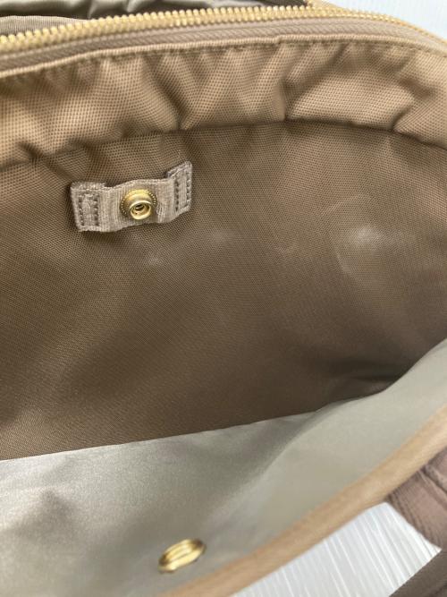 PORTER GIRL（ポーターガール）PORTER GIRL (ポーターガール) BRIEF TOTE BAG ベージュの古着・服飾アイテム