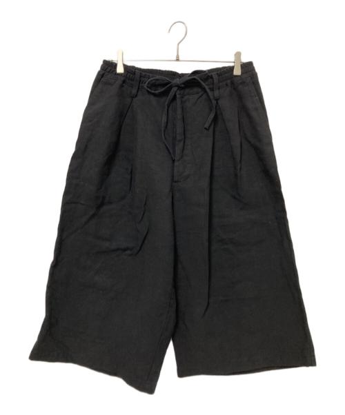 JOURNAL STANDARD（ジャーナルスタンダード）JOURNAL STANDARD (ジャーナルスタンダード) リネン イージークオーターパンツ ブラック サイズ:Mの古着・服飾アイテム