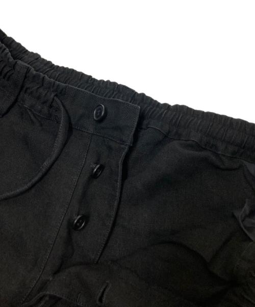 JOURNAL STANDARD（ジャーナルスタンダード）JOURNAL STANDARD (ジャーナルスタンダード) リネン イージークオーターパンツ ブラック サイズ:Mの古着・服飾アイテム