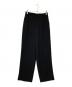 edition（エディション）の古着「リアセテートポリエステル ジョーゼットイージースラックス」｜ブラック