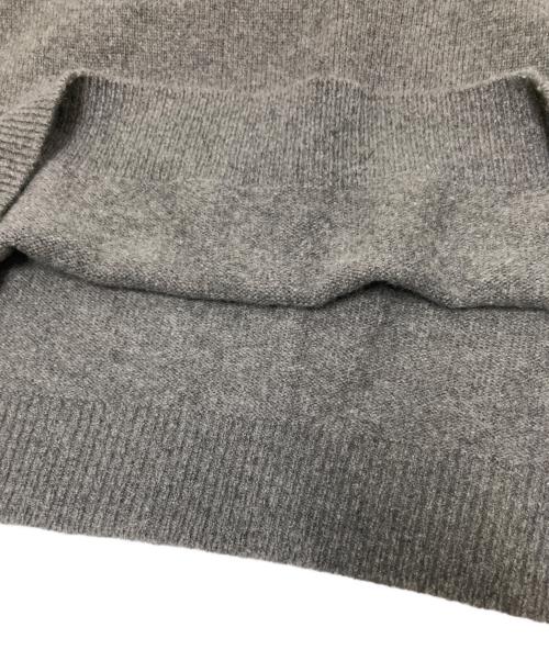 IENA（イエナ）IENA (イエナ) ウールカシミヤ ワイドクルーネックプルオーバー グレー サイズ:下記参照の古着・服飾アイテム