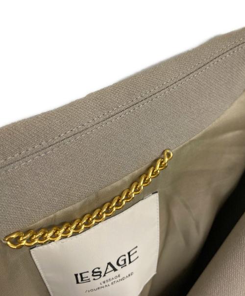 journal standard L'essage（ジャーナルスタンダード レサージュ）journal standard L'essage (ジャーナルスタンダード レサージュ) Pe/Ry ビック ジャケット ベージュ サイズ:下記参照の古着・服飾アイテム