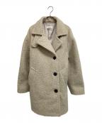 OHOTOROオオトロ）の古着「Boucle 2way Half Coat」｜ベージュ