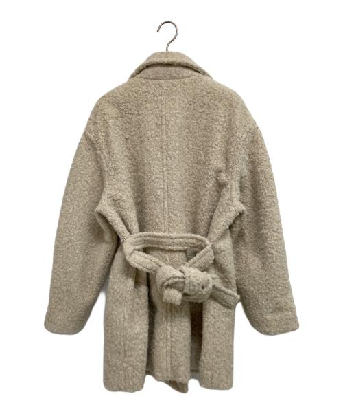 OHOTORO（オオトロ）OHOTORO (オオトロ) Boucle 2way Half Coat ベージュ サイズ:FREEの古着・服飾アイテム