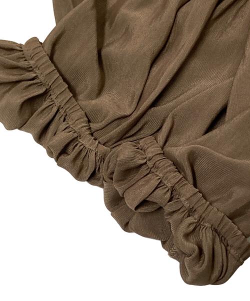 Plage（プラージュ）Plage (プラージュ) elegant volume ブラウス ブラウン サイズ:下記参照の古着・服飾アイテム