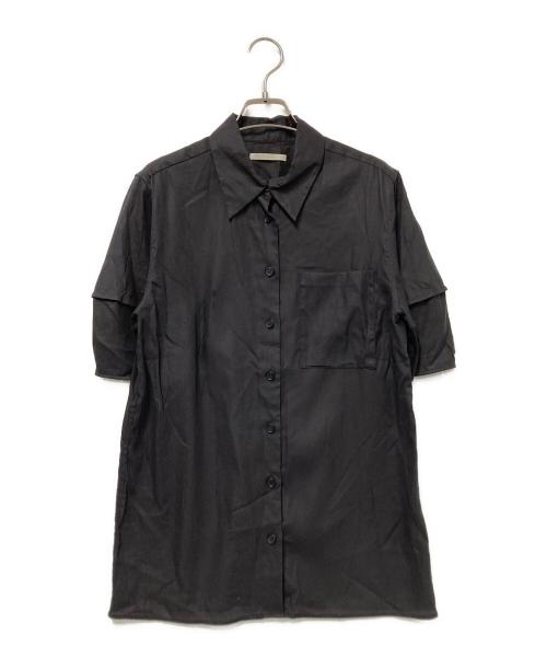 Plage（プラージュ）Plage (プラージュ) Form half sleeve シャツ ダークグレー サイズ:下記参照の古着・服飾アイテム