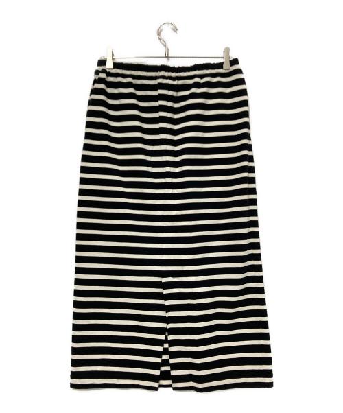journal standard luxe（ジャーナルスタンダード ラックス）journal standard luxe (ジャーナルスタンダード ラックス) ボーダータイトスカート ホワイト×ブラック サイズ:下記参照の古着・服飾アイテム