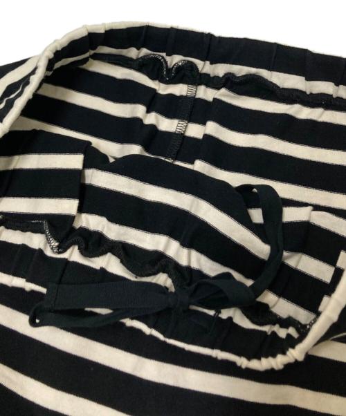 journal standard luxe（ジャーナルスタンダード ラックス）journal standard luxe (ジャーナルスタンダード ラックス) ボーダータイトスカート ホワイト×ブラック サイズ:下記参照の古着・服飾アイテム