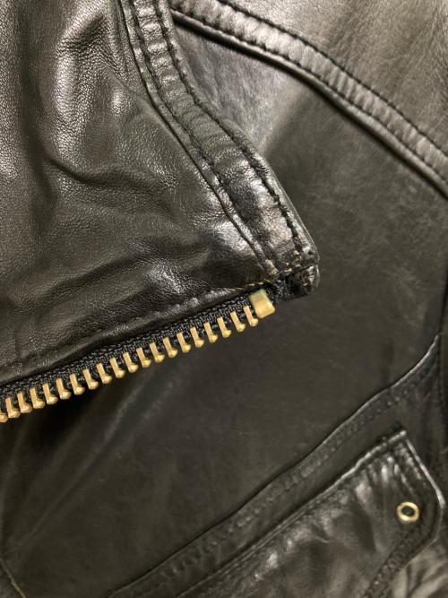 AVIREX（アヴィレックス）AVIREX (アヴィレックス) レザージャケット ブラック サイズ:Lの古着・服飾アイテム