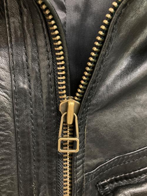 AVIREX（アヴィレックス）AVIREX (アヴィレックス) レザージャケット ブラック サイズ:Lの古着・服飾アイテム