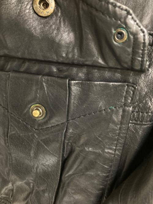 AVIREX（アヴィレックス）AVIREX (アヴィレックス) レザージャケット ブラック サイズ:Lの古着・服飾アイテム
