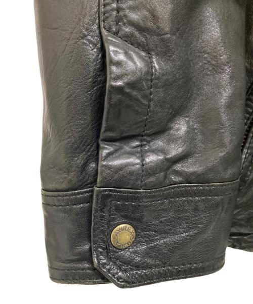 AVIREX（アヴィレックス）AVIREX (アヴィレックス) レザージャケット ブラック サイズ:Lの古着・服飾アイテム