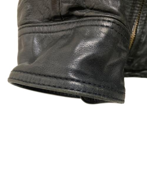 AVIREX（アヴィレックス）AVIREX (アヴィレックス) レザージャケット ブラック サイズ:Lの古着・服飾アイテム