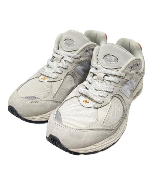 NEW BALANCE（ニューバランス）NEW BALANCE (ニューバランス) ローカットスニーカー ホワイト×ピンク サイズ:22.5㎝の古着・服飾アイテム