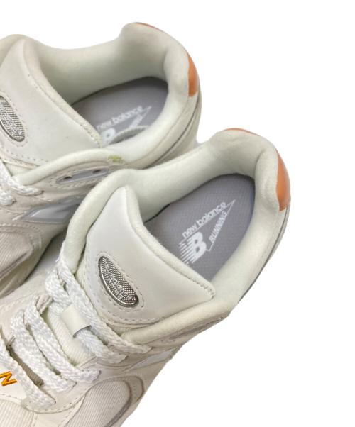 NEW BALANCE（ニューバランス）NEW BALANCE (ニューバランス) ローカットスニーカー ホワイト×ピンク サイズ:22.5㎝の古着・服飾アイテム