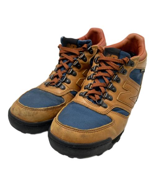 NEW BALANCE（ニューバランス）NEW BALANCE (ニューバランス) ハイカットスニーカー ベージュ×ブラウン サイズ:26.5㎝の古着・服飾アイテム