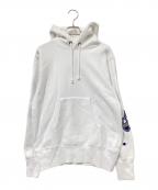 Champion REVERSE WEAVEチャンピオン リバース ウィーブ）の古着「プルオーバーパーカー」｜ホワイト