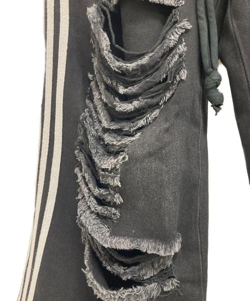 yori sport（ヨリ スポーツ）yori sport (ヨリ スポーツ) 5 STRIPE DENIM ブラック サイズ:30の古着・服飾アイテム