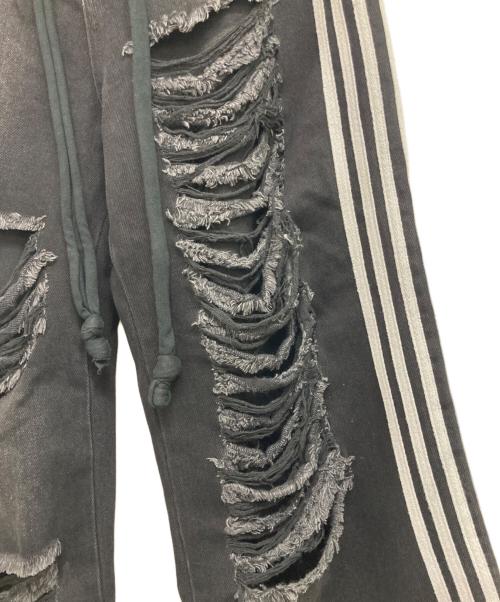 yori sport（ヨリ スポーツ）yori sport (ヨリ スポーツ) 5 STRIPE DENIM ブラック サイズ:30の古着・服飾アイテム