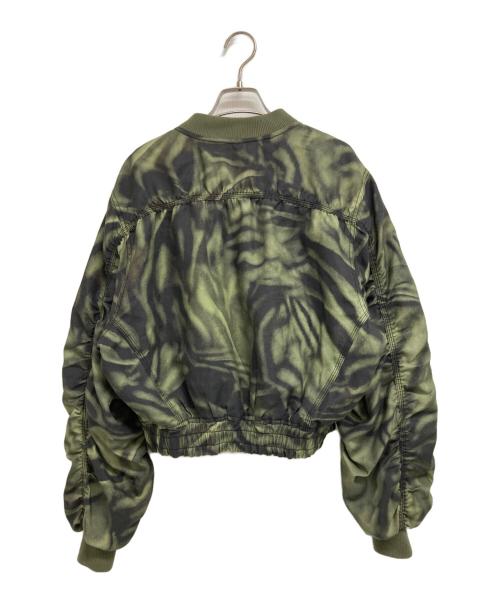 DIESEL（ディーゼル）DIESEL (ディーゼル) G-Khlow Cargo Bomber グリーン サイズ:42の古着・服飾アイテム