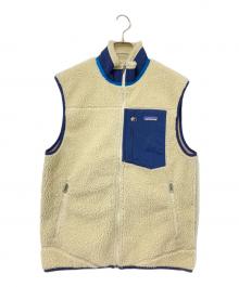 Patagonia（パタゴニア）の古着「CLASSIC RETRO-X VEST」｜ベージュ×ネイビー