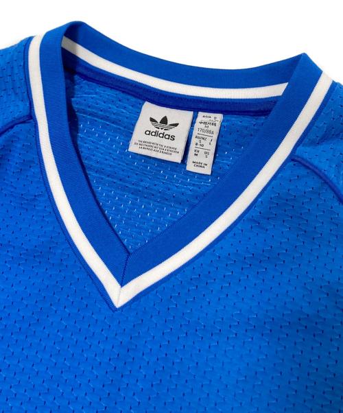 adidas（アディダス）adidas (アディダス) ゲームカットソー ブルー サイズ: Lの古着・服飾アイテム