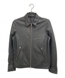 TAKEO KIKUCHI（タケオキクチ）の古着「シープレザージャケット」｜ブラック