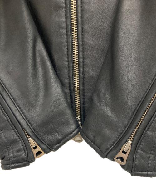 TAKEO KIKUCHI（タケオキクチ）TAKEO KIKUCHI (タケオキクチ) シープレザージャケット ブラック サイズ:下記参照の古着・服飾アイテム