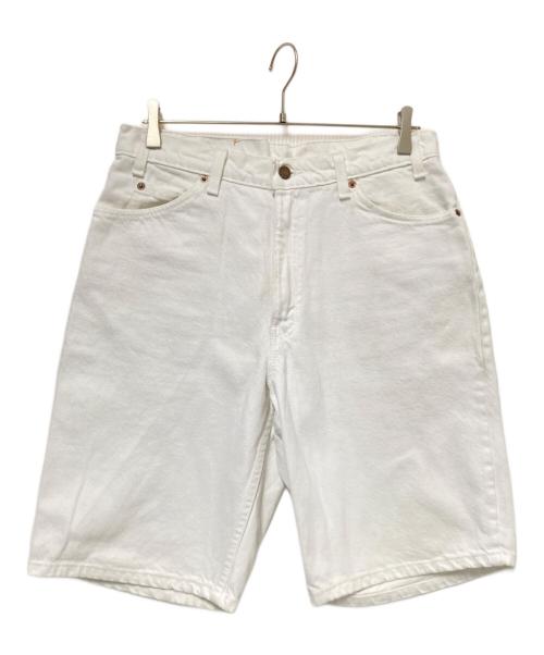 LEVI'S（リーバイス）LEVI'S (リーバイス) デニムハーフパンツ ホワイト サイズ:W33の古着・服飾アイテム