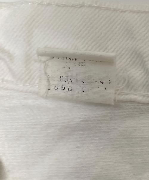 LEVI'S（リーバイス）LEVI'S (リーバイス) デニムハーフパンツ ホワイト サイズ:W33の古着・服飾アイテム
