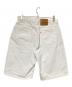 LEVI'S (リーバイス) デニムハーフパンツ ホワイト サイズ:W33：5000円