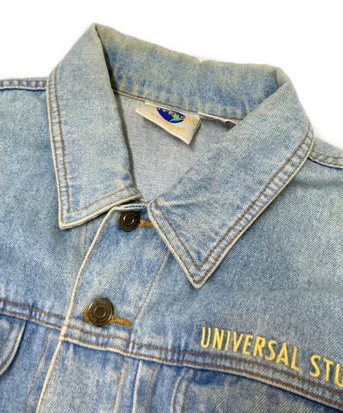 UNIVERSAL STUDIOS JAPAN（ユニバーサルスタジオジャパン）UNIVERSAL STUDIOS JAPAN (ユニバーサルスタジオジャパン) 刺繍デニムジャケット インディゴ サイズ:Mの古着・服飾アイテム