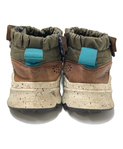 Danner（ダナー）Danner (ダナー) Flower MOUNTAIN (フラワーマウンテン) ミッドカットスニーカー ブラウン サイズ:26.5㎝の古着・服飾アイテム