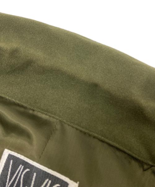 BYBLOS（ビブロス）BYBLOS (ビブロス) スウェード切替フリンジジャケット オリーブ サイズ:42の古着・服飾アイテム