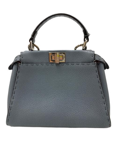 FENDI（フェンディ）FENDI (フェンディ) 2WAYショルダーバッグ ブルーの古着・服飾アイテム