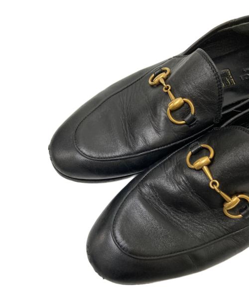 GUCCI（グッチ）GUCCI (グッチ) ビットローファー ブラック サイズ:36 1/2の古着・服飾アイテム