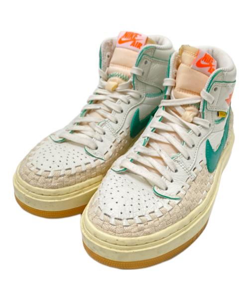 NIKE（ナイキ）NIKE (ナイキ) UNION (ユニオン) Bephies Beauty Supply (ベフィーズビューティーサプライ) Air Jordan 1 High Elevate ホワイト×グリーン サイズ:24.0㎝の古着・服飾アイテム