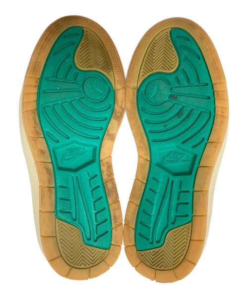 NIKE（ナイキ）NIKE (ナイキ) UNION (ユニオン) Bephies Beauty Supply (ベフィーズビューティーサプライ) Air Jordan 1 High Elevate ホワイト×グリーン サイズ:24.0㎝の古着・服飾アイテム